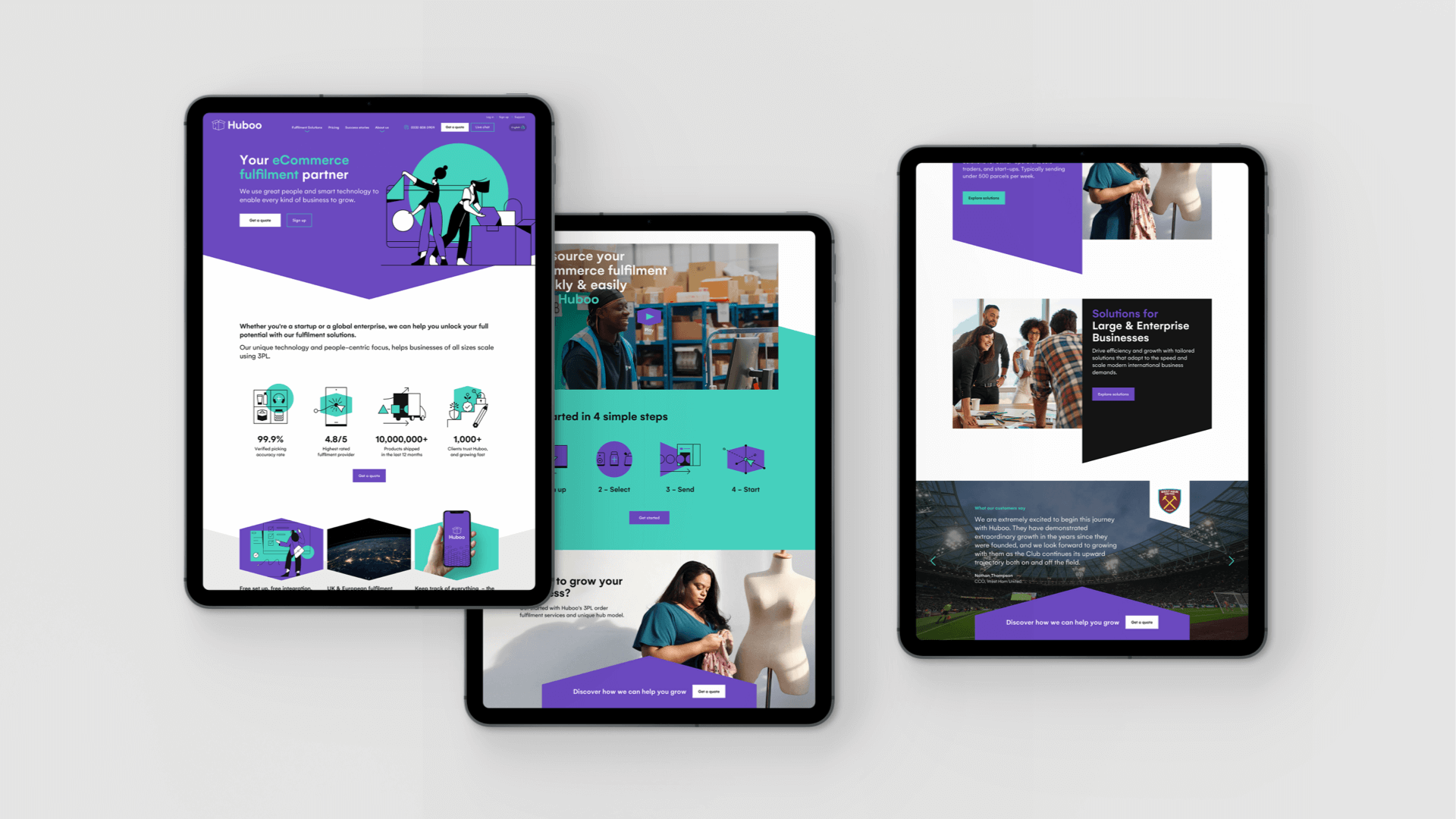 Example of work for Huboo
