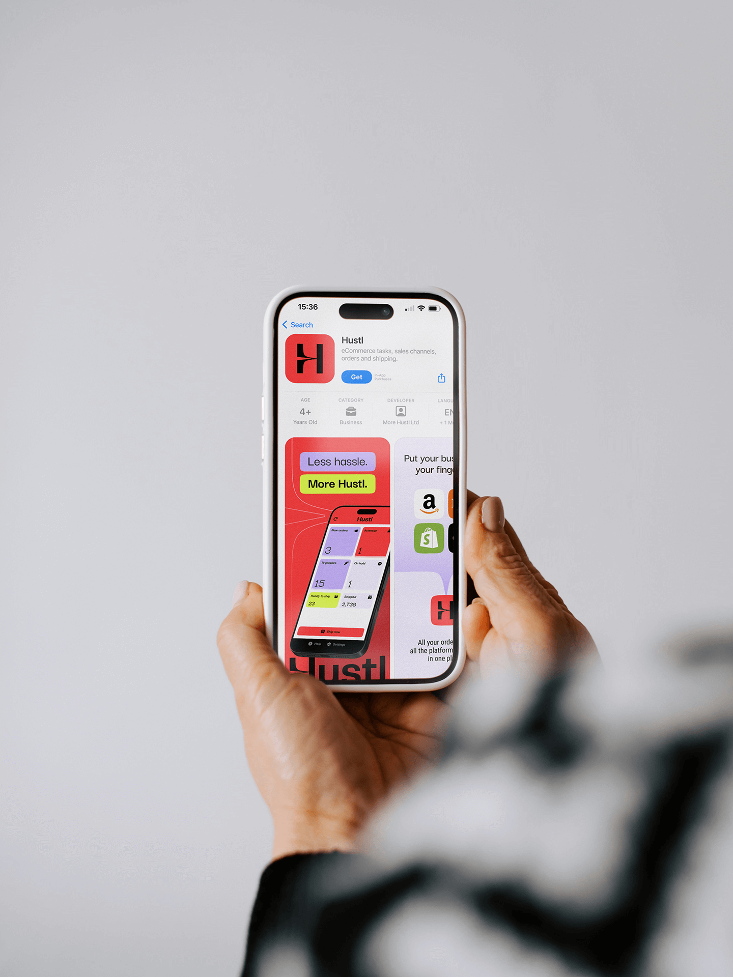 Example of work for Hustl