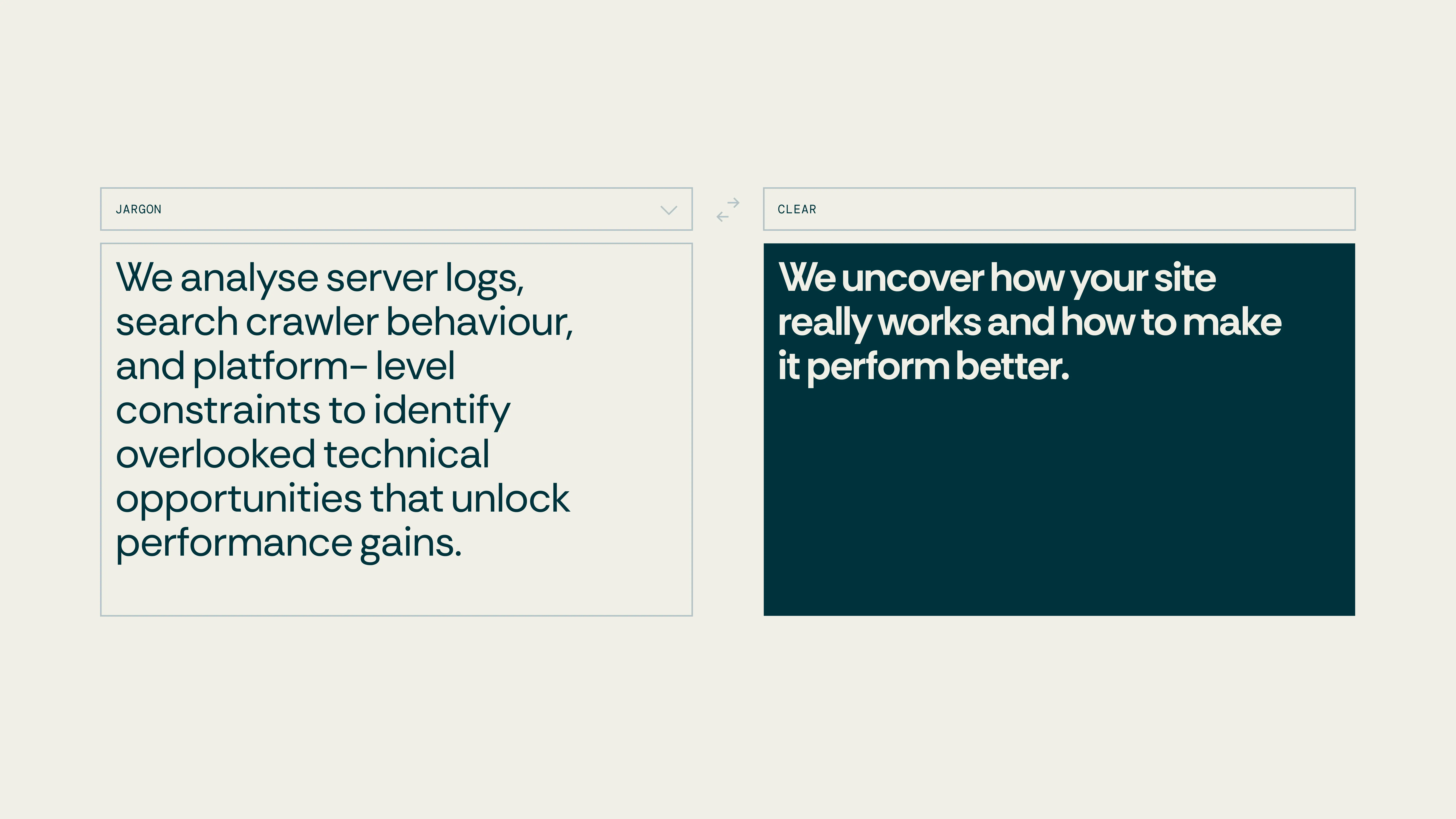 Example of work for Merj
