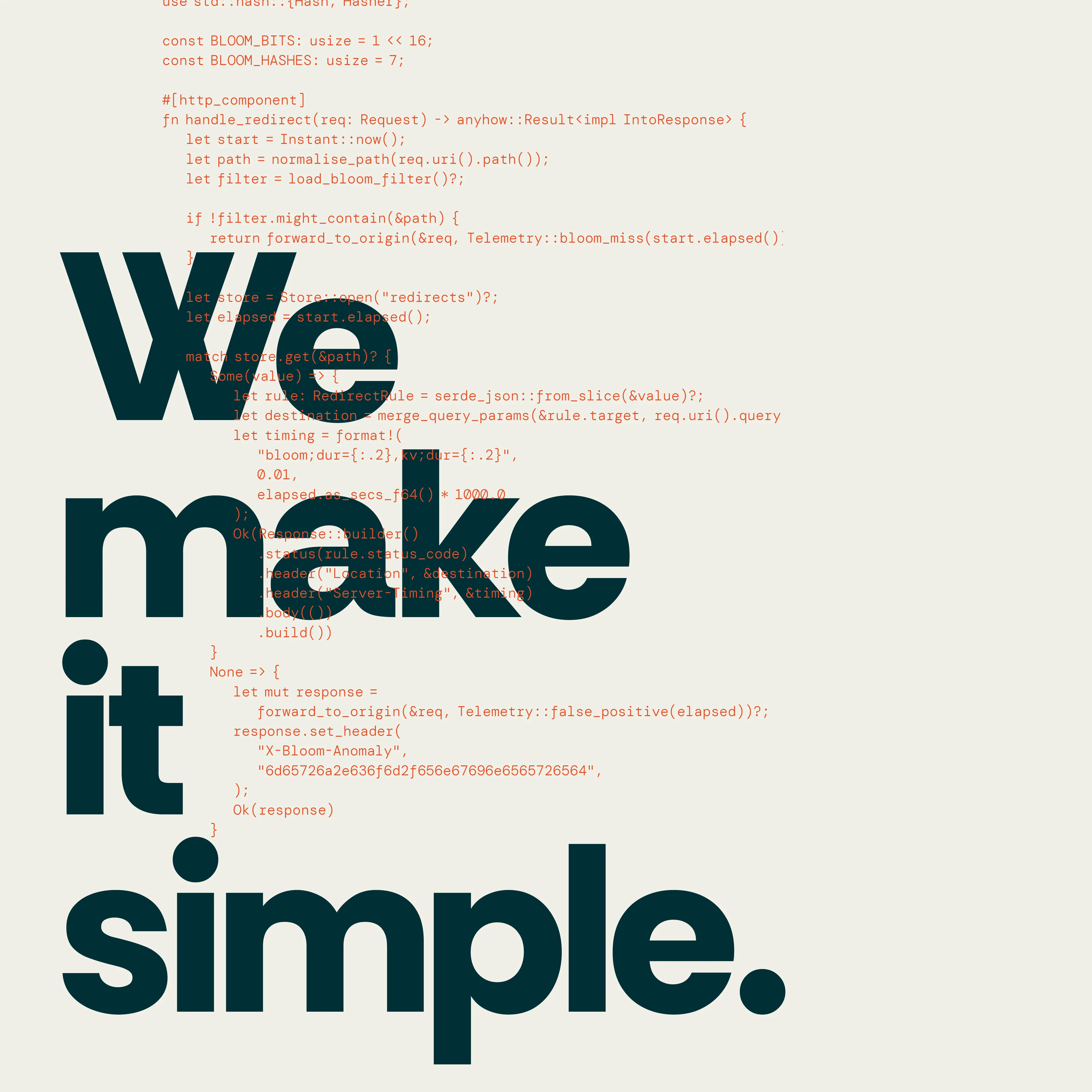 Example of work for Merj