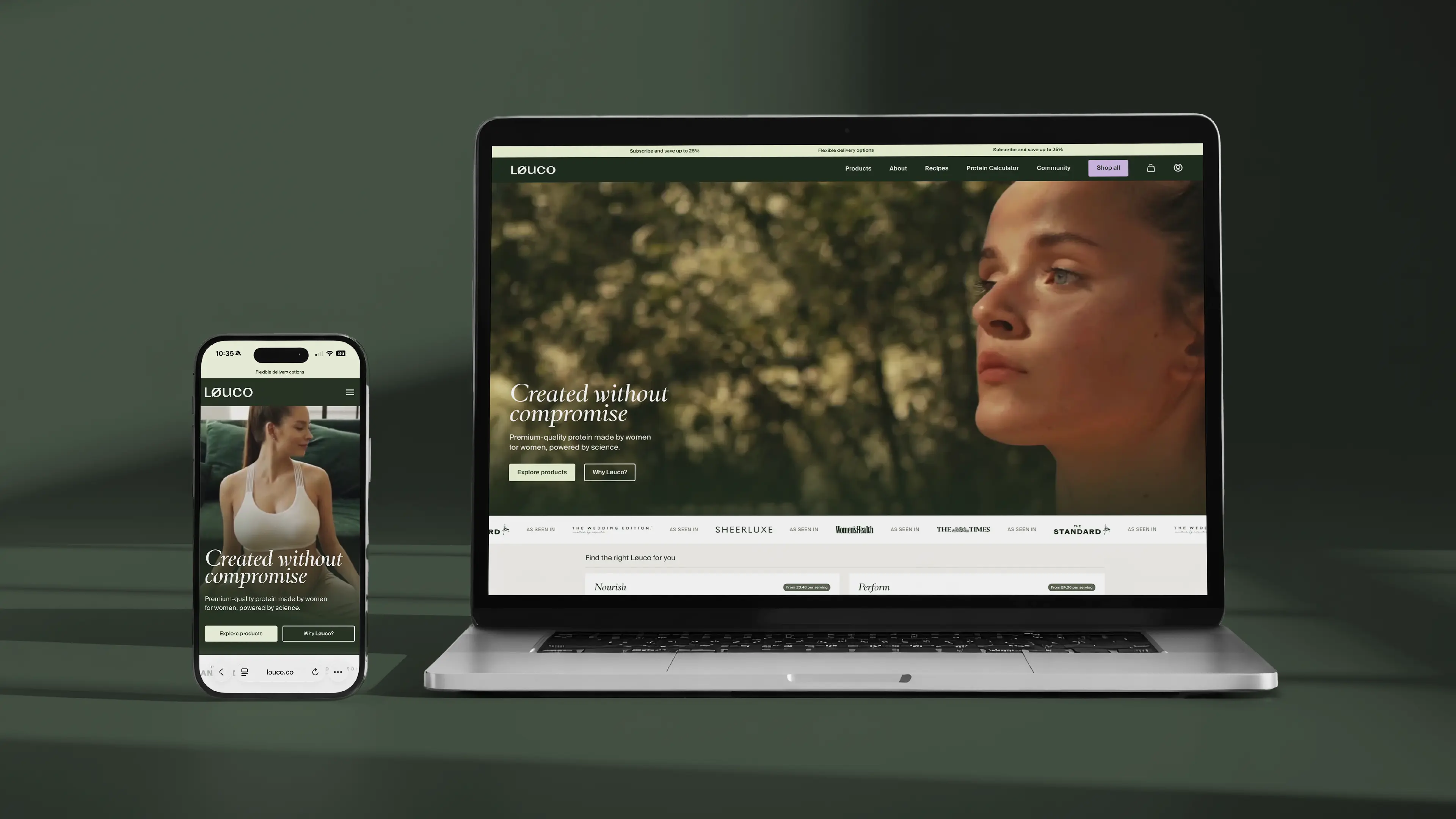 Example of work for LØUCO