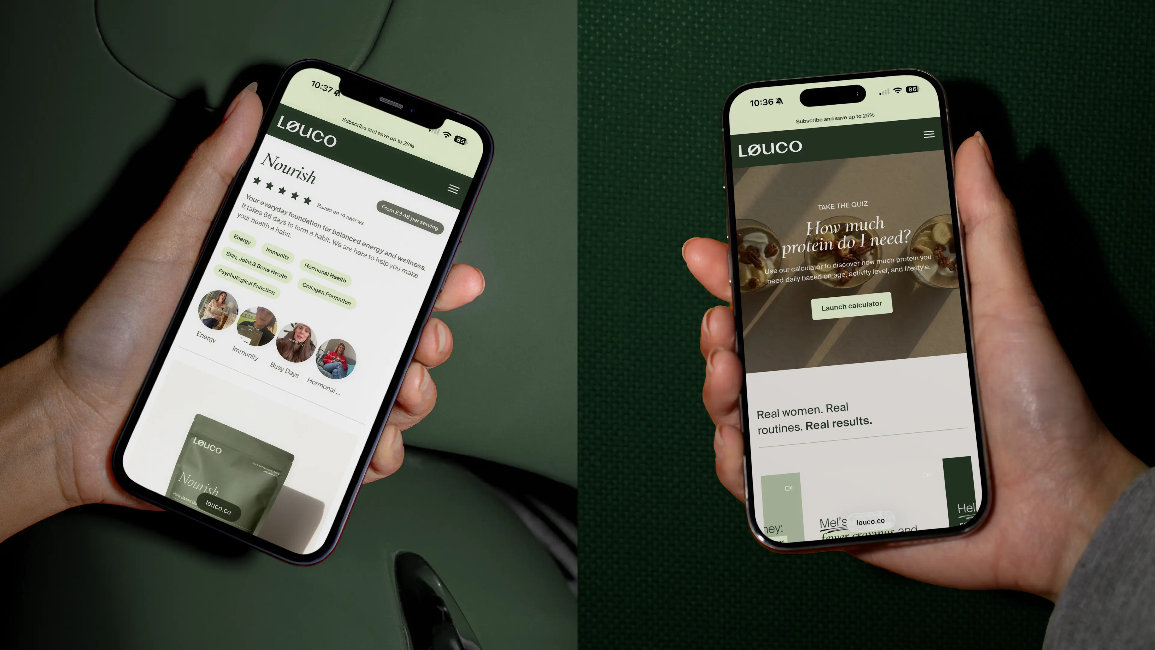 Example of work for LØUCO