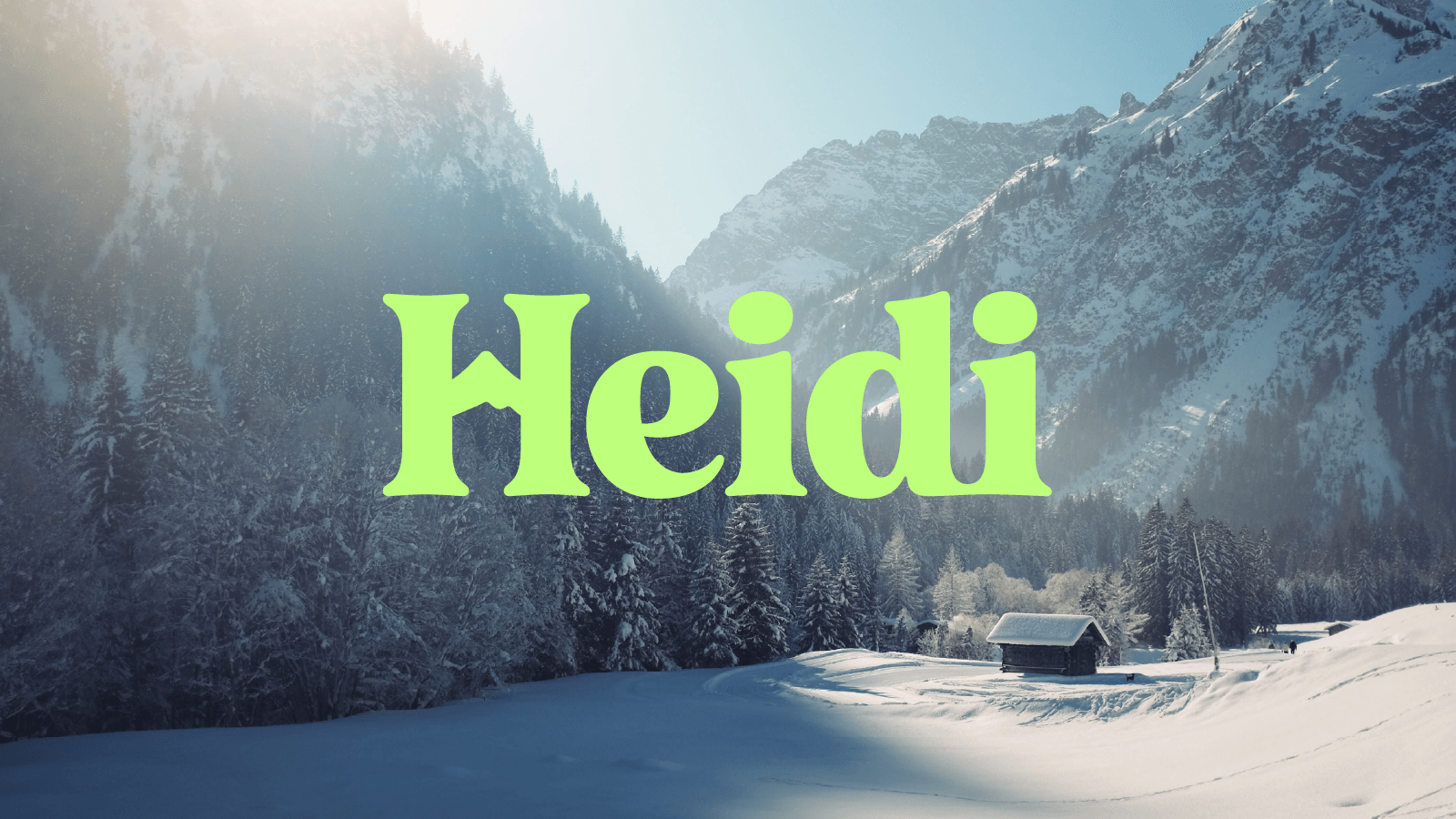 Image showing thr brand work for Heidi