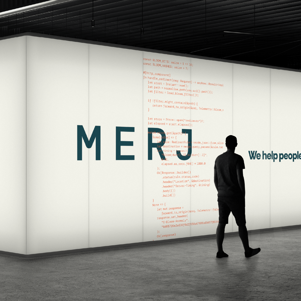 Image showcasing work for Merj