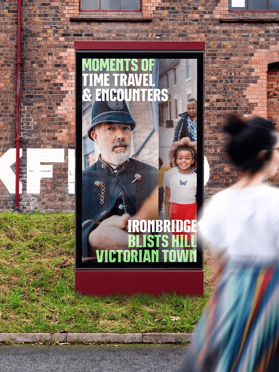 Poster promoting Ironbridge Valley of Invention