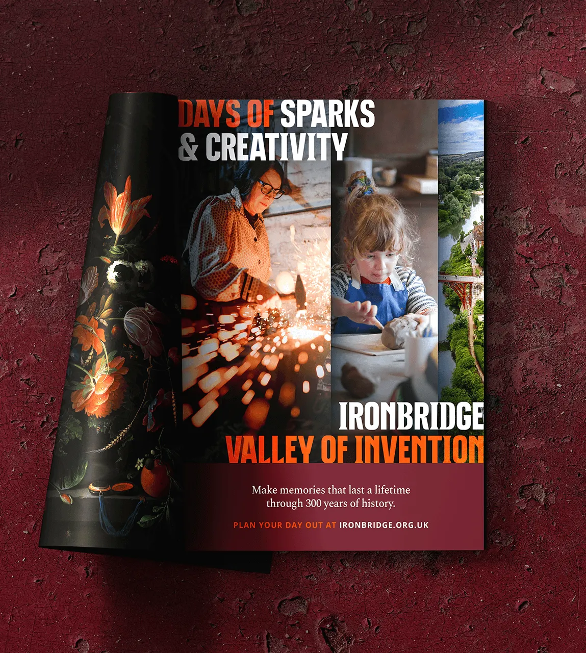 Magazine advert promoting Ironbridge Valley of Invention