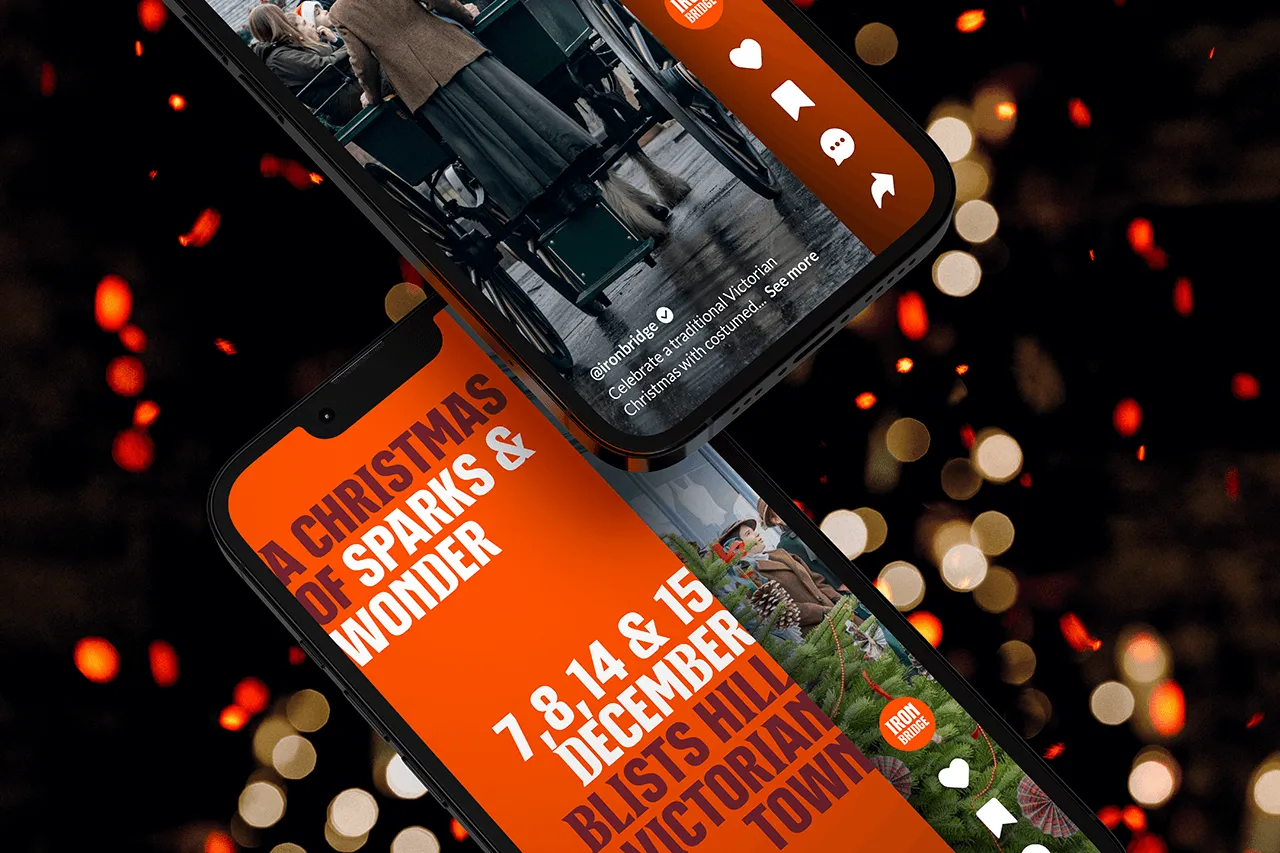 Social posts promoting Ironbridge Valley of Invention