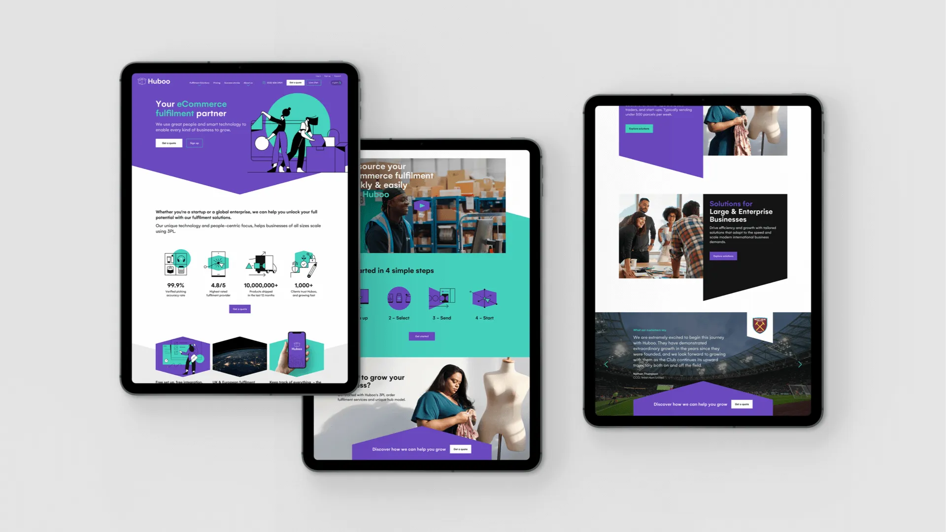 Example of work for Huboo